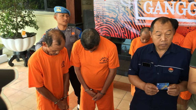 Polres Sleman, tersangka dan barang bukti