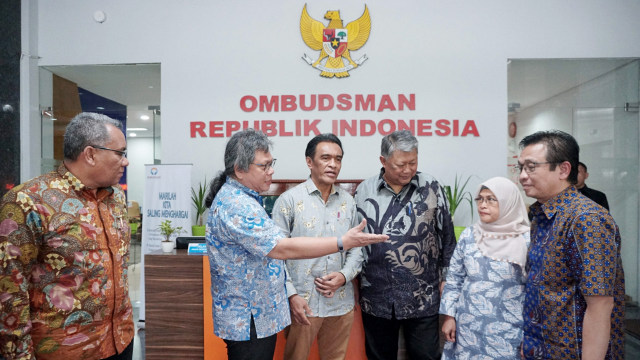Suasana usai pertemuan Ombudsman RI untuk meminta klarifikasi PLN di Kantor Ombudsman RI, Jakarta, Kamis (8/8/2019). Foto: Helmi Afandi Abdullah/kumparan