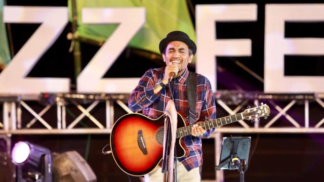 Penampilan Glenn Fredly di Banyuwangi Beach Jazz Festival 2019. Foto: Dok. Banyuwangi Beach Jazz
