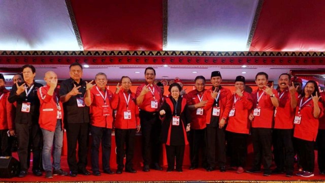 Foto: Kongres V PDIP di Bali Berakhir (183121)