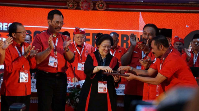 Foto: Kongres V PDIP di Bali Berakhir (183115)