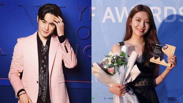 Suho EXO dan Sooyoung SNSD Foto: Instagram/@kimjuncotton @sooyoungchoi