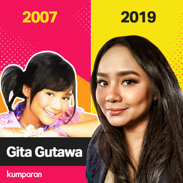 Throwback Gita Gutawa 2007 dan 2019. Foto: Basith Subastian/kumparan
