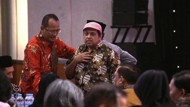 Ustaz Haikal Hassan dalam Silahturahmi dan Dialog Tokoh Bangsa "Pancasila Perekat Kita, Satu Nusa Satu Bangsa". Foto: Iqbal Firdaus/kumparan