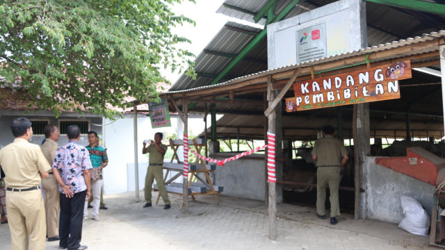 Lokasi Kandang Pembibitan Gama Technopark Palon di Desa Palon Kecamatan Jepon Kabupaten Blora, rintisan KKN-PPM mahasiswa UGM Yogyakarta.