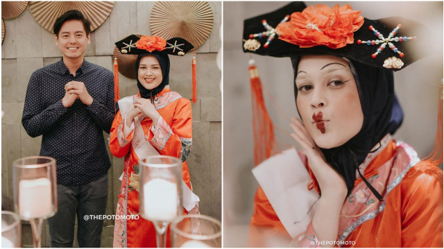 Bridal Shower Cut Meyriska dan Roger Danuarta. Foto: Instagram @thepotomoto