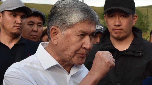 Eks Presiden Kyrgyzstan, Almazbek Atambayev. Foto: AFP/Vyacheslav OSELEDKO
