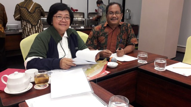 MENTERI Lingkungan Hidup dan Kehutanan, Siti Nurbaya Bakar.