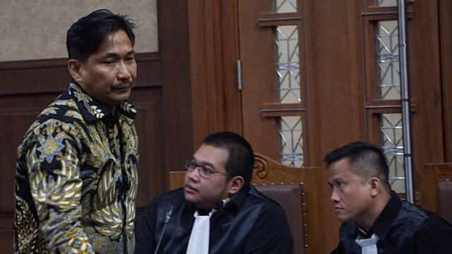 Terdakwa Bowo Sidik Pangarso menjalani sidang dakwaan di Pengadilan Tindak Pidana Korupsi (Tipikor), Jakarta, Rabu (14/8). Foto: Fanny Kusumawardhani/kumparan