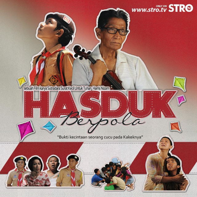 Cover film 'Hasduk Berpola'. (Foto: Instagram/Stro TV)