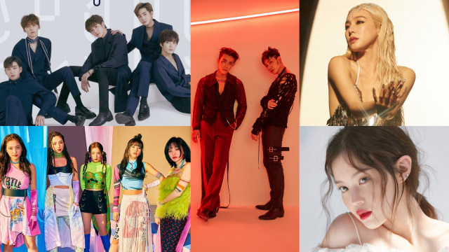 Line-up penyanyi Korea Selatan yang tampil di SKF 2019 Foto: Berbagai sumber