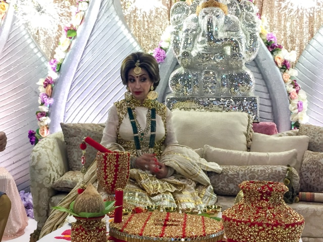 Raakhee Punjabi, istri Raam Punjabi, menjelang rangkaian acara pernikahan Amrit Punjabi dengan kekasihnya, Sanjana, di Hotel Kempinski, Nusa Dua, Bali. Foto: Denita BR Matondang/kumparan