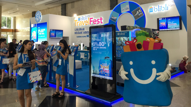 Stan Blibli Travel Fest. Foto: Gitario Vista Inasis/kumparan