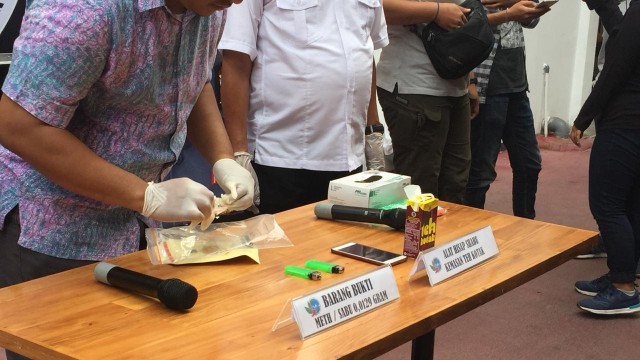 Preskon rilis narkoba Rio Reifan, Jumat (16/8)