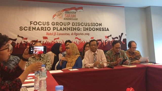 Gerakan Suluh Kebangsaan pimpinan Mahfud MD gelar FGD Scenario Planning