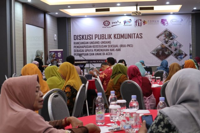 Diskusi perempuan Aceh terkait RUU PKS. Dok. Flower
