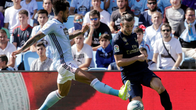 Gareth Bale di laga Real Madrid vs Celta Vigo. Foto: Miguel Vidal/Reuters