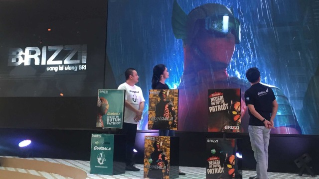 BRI Luncurkan Kartu BRIZZI Berdesain Gundala di Plaza Senayan, Jakarta. Foto: Ema Fitriyani/kumparan