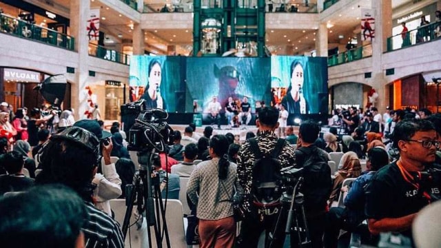 Peluncuran Jagad Sinema Bumilangit Jilid 1 di Plaza Senayan. Foto: Instagram/@gundalaofficial