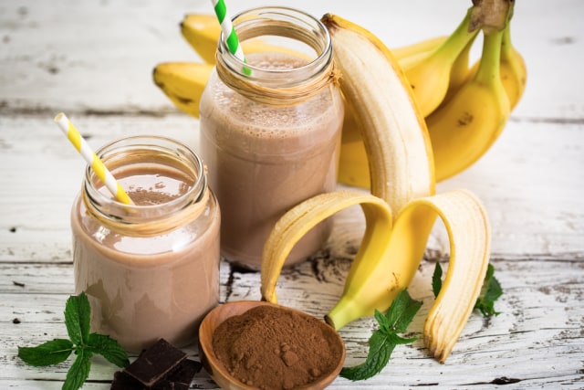 Ilustrasi smoothie  kulit pisang Foto: Shutterstock