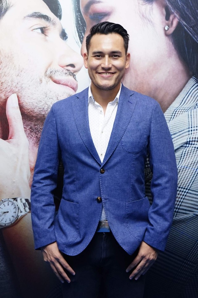 Artis Arifin Putra saat hadir di press screening film Twivortiare di Plaza Indonesia, Jakarta. Foto: Ronny