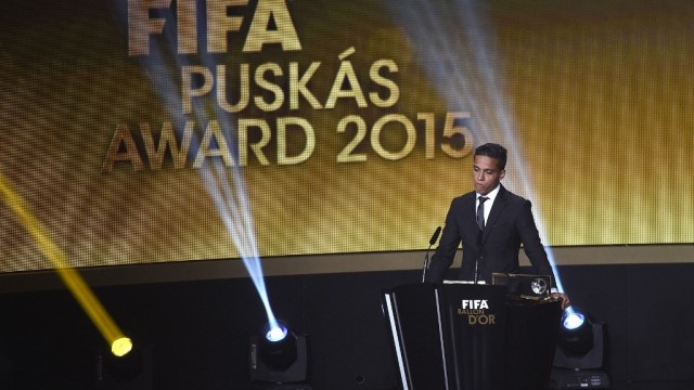 Wendell Lira, pemenang FIFA Puskas Award 2015. Foto: OLIVIER MORIN / AFP