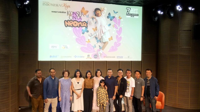 Konferensi pers Konser 'Cinta' Neona. Foto: Aria Pradana/kumparan