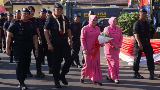 Foto Serah Terima Jabatan Dankor Brimob Di Mako Kelapa Dua