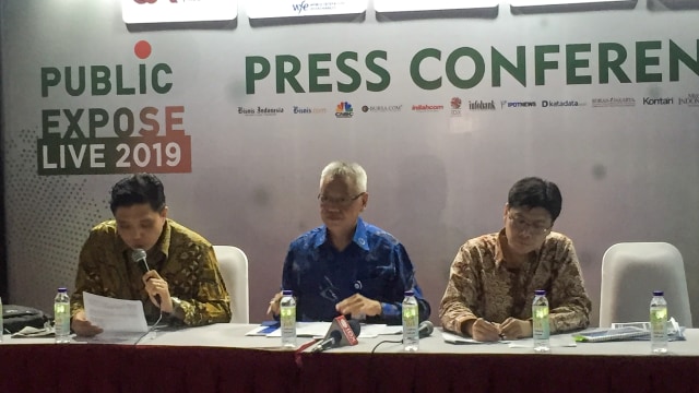 Konferensi Pers PT BCA Tbk dalam Public Expose 2019 di Gedung BEI, Jakarta, Selasa (20/8). Foto: Nurul Nur Azizah/kumparan