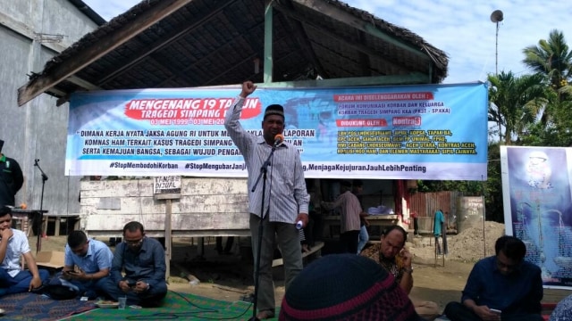 Masyarakat memperingati tragedi Simpang KKA, 3 Mei 2018 lalu. Dok. KKR Aceh 