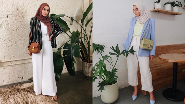 Inspirasi Pakaian Interview untuk Perempuan Hijab
