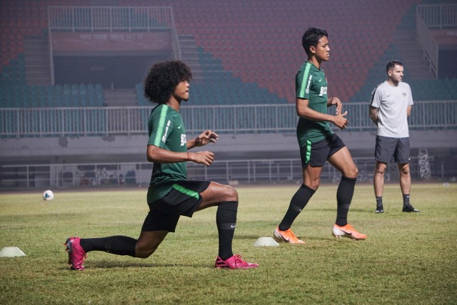 Timnas Berlatih Jelang Pra-Piala Dunia 2022