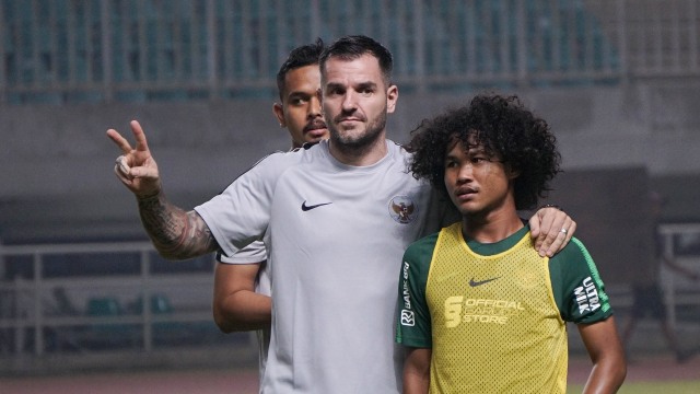 Timnas Berlatih Jelang Pra-Piala Dunia 2022