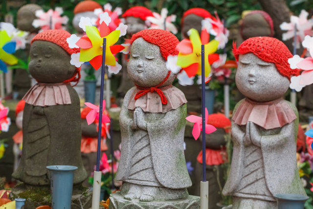 Patung Jizo di Zojoji Temple Foto: Shutter Stock