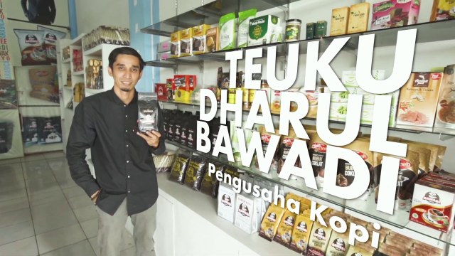 com-Teuku Dharul Bawadi, pengusaha kopi Aceh dengan merek Bawadi Coffee Foto: Erwin Widyastama/kumparan