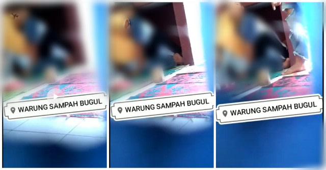 Tangkapan layar muda mudi mesum