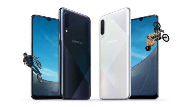 Smartphone Samsung Galaxy A50s dan Galaxy A30s. Foto: Samsung