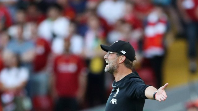 Pelatih Liverpool, Juergen Klopp. Foto: Reuters/Carl Recine