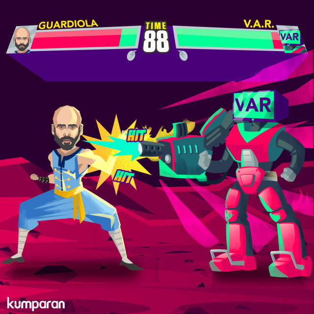 Makin Pusinglah Guardiola sama VAR (61300)