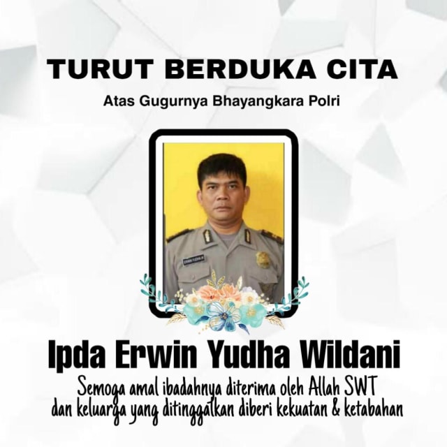 Ipda Erwin, Polisi yang Terbakar saat Kawal Demo di Cianjur Meninggal (286675)