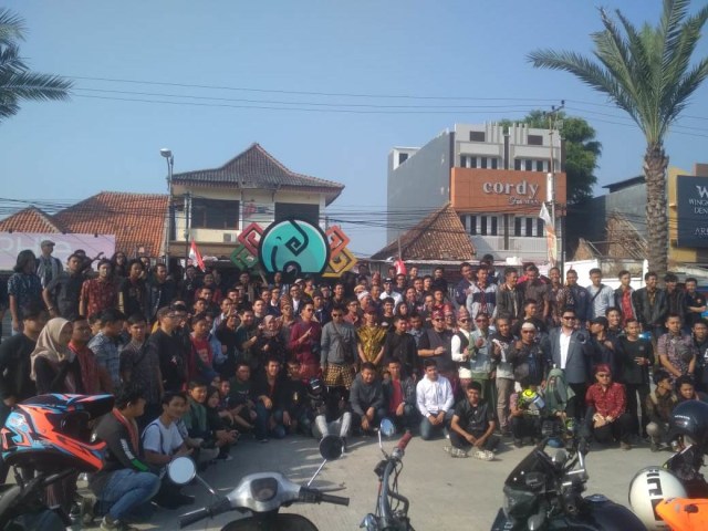 The Motor Connection (TMC) saat adakan Budayo Ride 2019, Minggu (25/8) di Elephant Park, Enggal | Foto : ist.