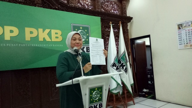 PKB sampaikan struktur organisasi partai periode 2019-2024. Foto: Kevin S. Kurnianto/kumparan