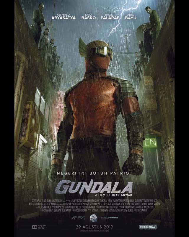 Poster Gundala | Photo by popcorn.bioskop via Instagram