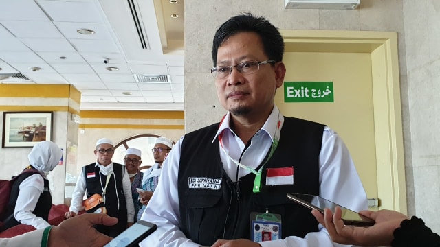 Edi Supriyatna Kepala Seksi Pelayanan Kesehatan Haji Daker Madinah Foto: Denny Armandhanu/kumparan