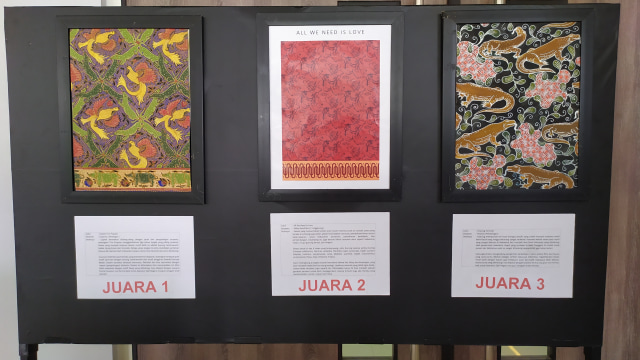 Contoh industri kreatif batik yang terinspirasi dari keanekaragaman hayati di Indonesia.