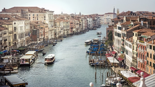 Foto: Grand Canal Venesia Italia disebut sebagai jalan paling romantis