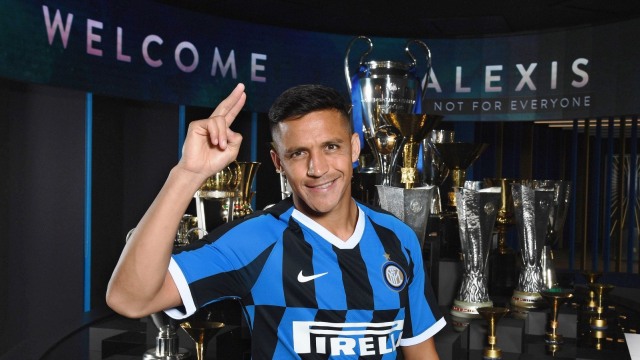 Alexis Sanchez berseragam Inter Milan untuk musim 2019/20. Foto: Dok. Inter Milan