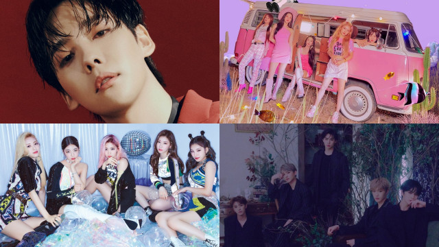 Lagu K-Pop populer Agustus 2019 Foto: Berbagai sumber