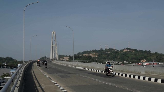 Jembatan Mahkota II Samarinda, Kalimantan Timur. Foto: Faiz Zulfikar/kumparan