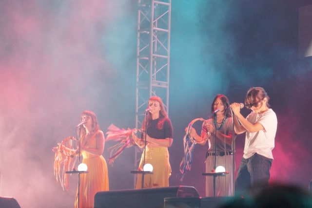 Penampilan Superorganism di Hodgepodge Superfest 2019. Dok: Hesti Widianingtyas/kumparan